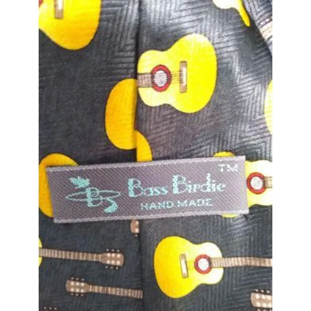 Bass Birdie Handmade Guitar Tie